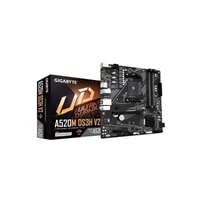 Placa Base Gigabyte A520M DS3H V2 Socket AM4/ DDR4/ PCIe 3.0/ Micro ATX | Placas