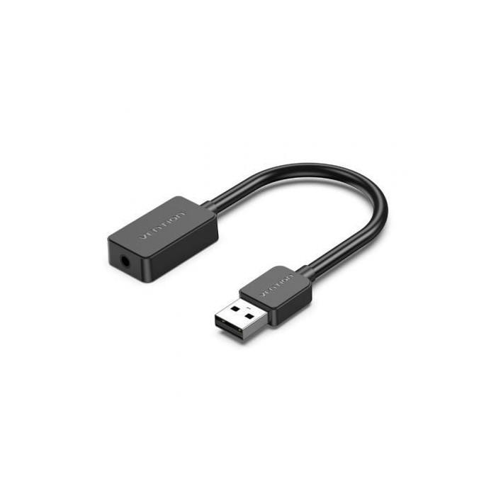 Tarjeta de Sonido Vention CDZB0/ USB Macho - 1x Jack 3.5 Hembra | Tarjetas de Sonido