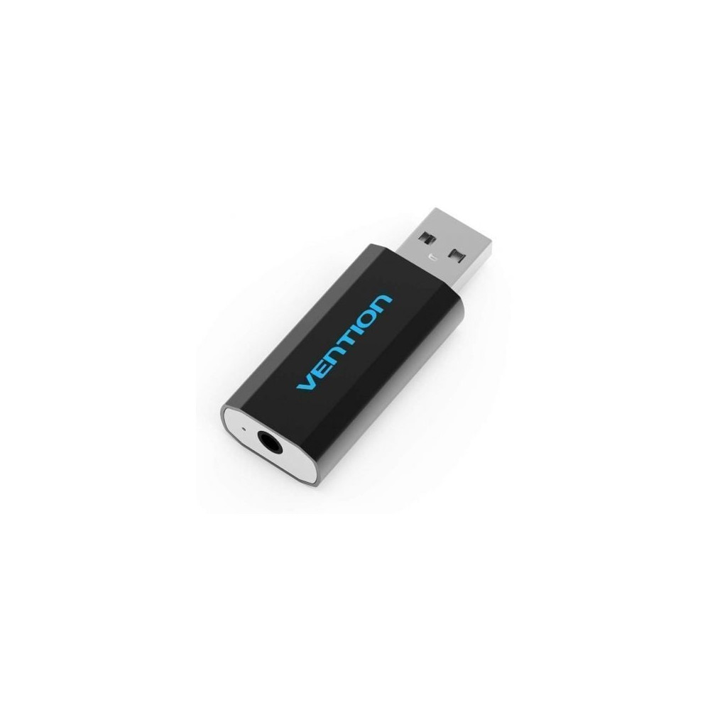 Tarjeta de Sonido Vention VAB-S15-B/ USB Macho - Jack 3.5 Hembra | Tarjetas de Sonido