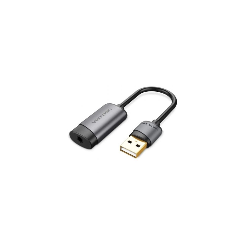 Tarjeta de Sonido Vention CDJHB/ USB Macho - Jack 3.5 Hembra | Tarjetas de Sonido