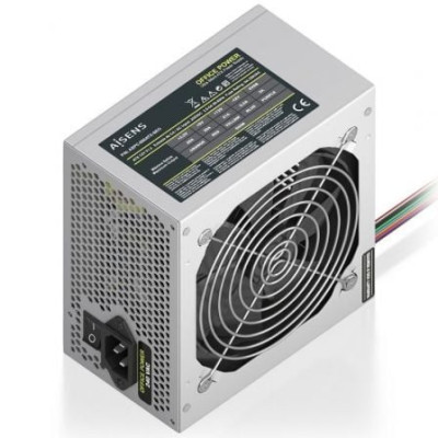 Fuente de Alimentación Aisens ASPC-500ATX-SEO/ 500W/ Ventilador 12cm | Fuentes