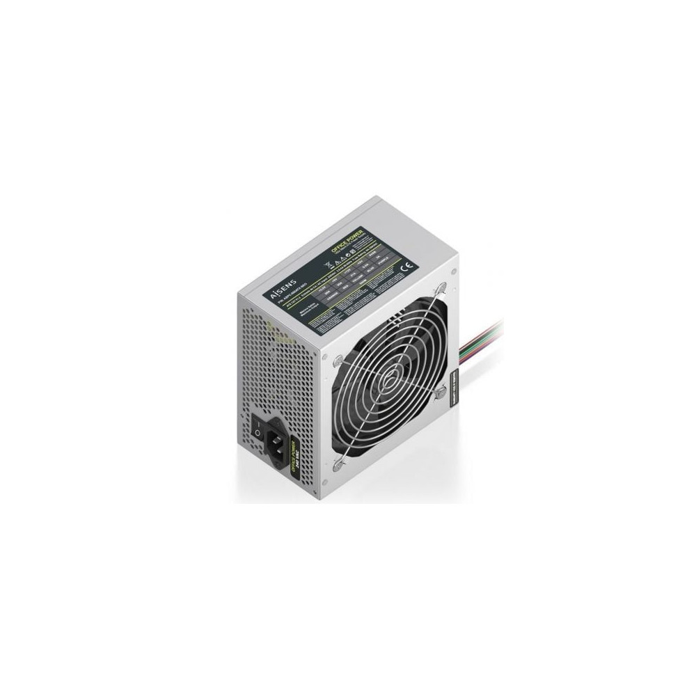 Fuente de Alimentación Aisens ASPC-500ATX-SEO/ 500W/ Ventilador 12cm | Fuentes