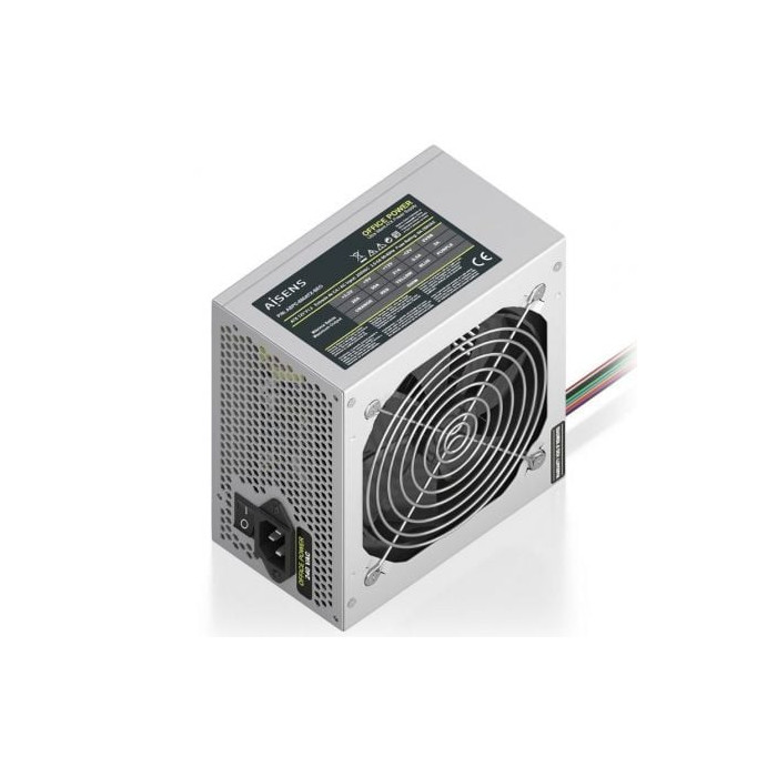 Fuente de Alimentación Aisens ASPC-500ATX-SEO/ 500W/ Ventilador 12cm | Fuentes