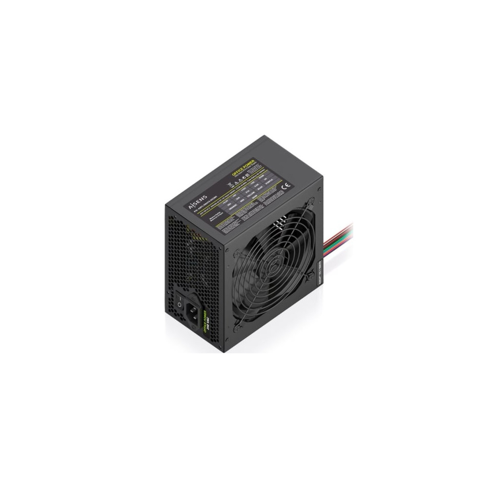 Fuente de Alimentación Aisens ASPC-500ATX-SEOBK/ 500W/ Ventilador 12cm | Fuentes