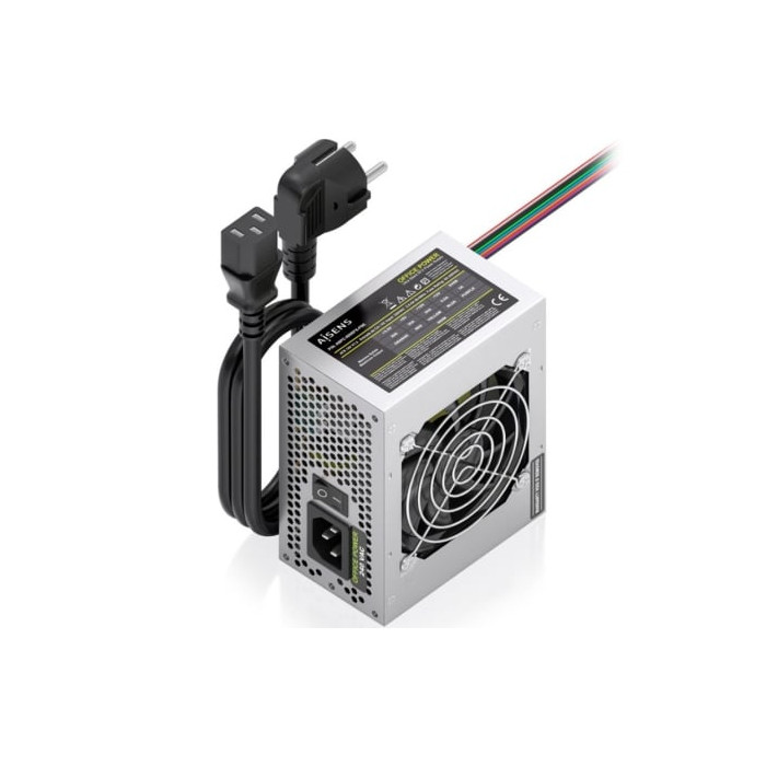 Fuente de Alimentación SFX Aisens ASPC-500SFX-PSE/ 500W/ Ventilador 8cm | Fuentes