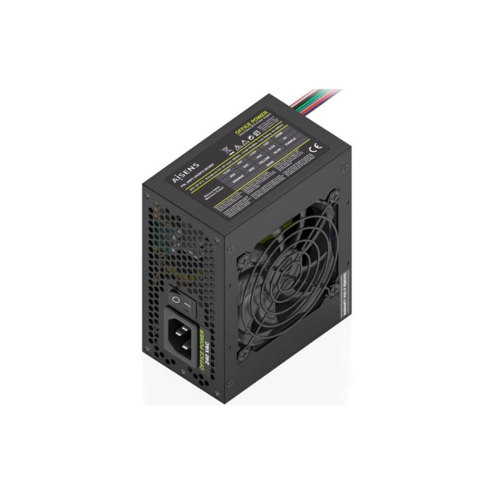 Fuente de Alimentación SFX Aisens ASPC-500SFX-SEOBK/ 500W/ Ventilador 8cm | Fuentes