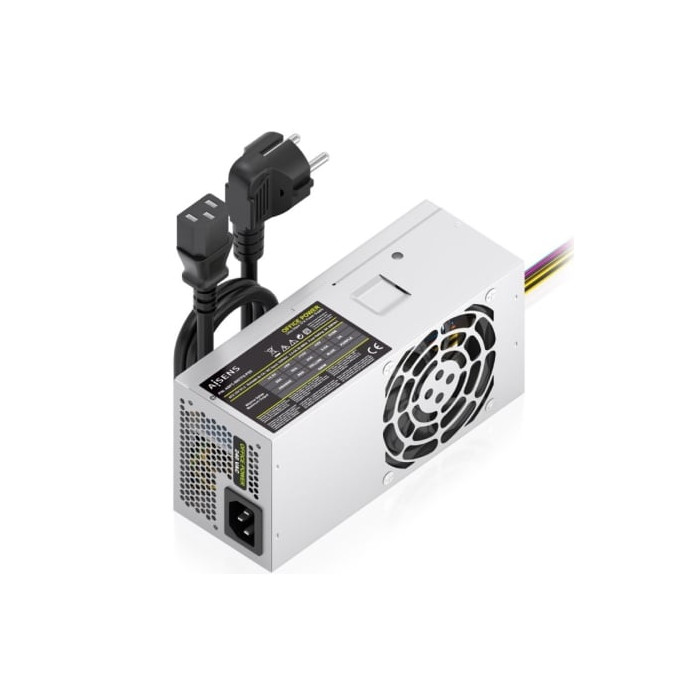 Fuente de Alimentación TFX Aisens ASPC-500TFX-PSE/ 500W/ Ventilador 8cm | Fuentes