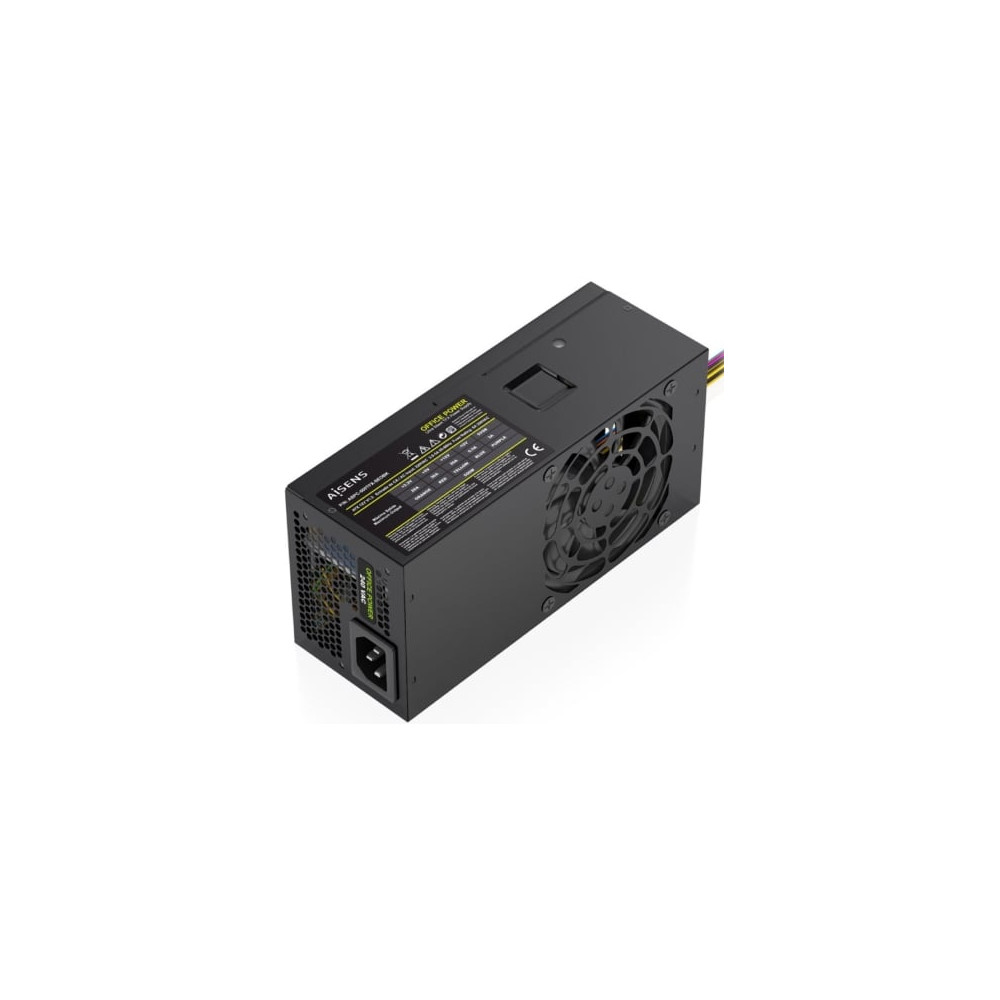 Fuente de Alimentación TFX Aisens ASPC-500TFX-SEOBK/ 500W/ Ventilador 8cm | Fuentes