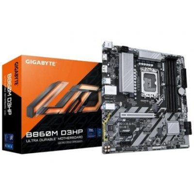 Placa Base Gigabyte B860M D3HP Socket 1851/ DDR5/ PCIe 5.0/ Micro ATX | Placas