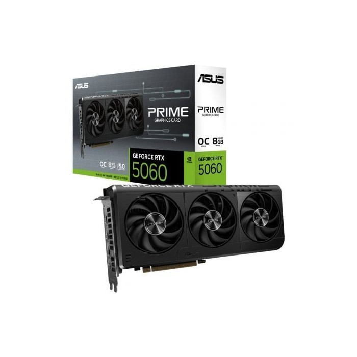 Tarjeta Gráfica Asus Prime GeForce RTX 5060 OC Edition/ 8GB GDDR7 | Tarjetas Gráficas