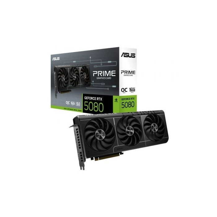 Tarjeta Gráfica Asus Prime GeForce RTX 5080 OC/ 16GB GDDR7 | Tarjetas Gráficas