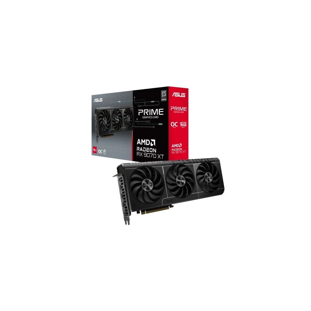 Tarjeta Gráfica Asus Prime Radeon RX 9070 XT OC/ 16GB GDDR6 | Tarjetas Gráficas