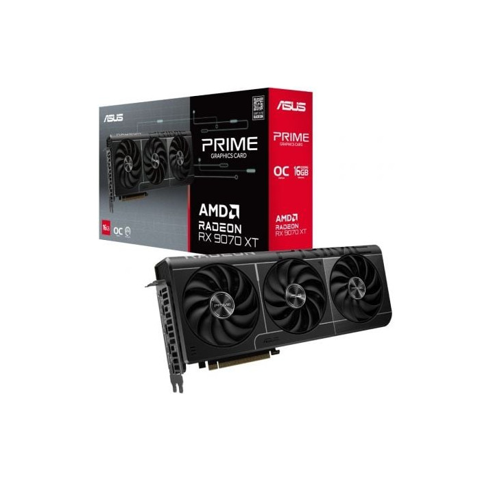 Tarjeta Gráfica Asus Prime Radeon RX 9070 XT OC/ 16GB GDDR6 | Tarjetas Gráficas