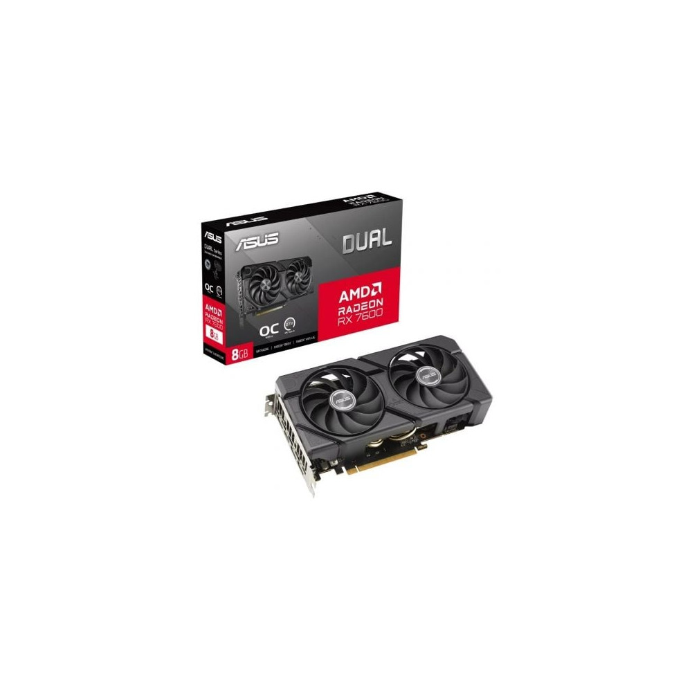 Tarjeta Gráfica Asus Dual Radeon RX 7600 EVO OC/ 8GB GDDR6 | Tarjetas Gráficas