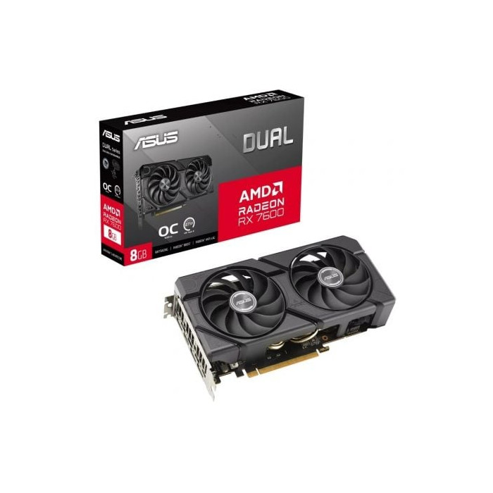 Tarjeta Gráfica Asus Dual Radeon RX 7600 EVO OC/ 8GB GDDR6 | Tarjetas Gráficas