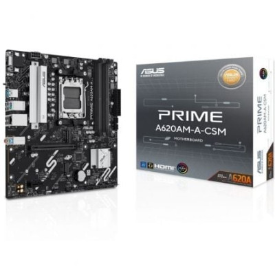 Placa Base Asus A620AM-A-CSM Socket AM5/ DDR5/ PCIe 4.0/ Micro ATX | Placas
