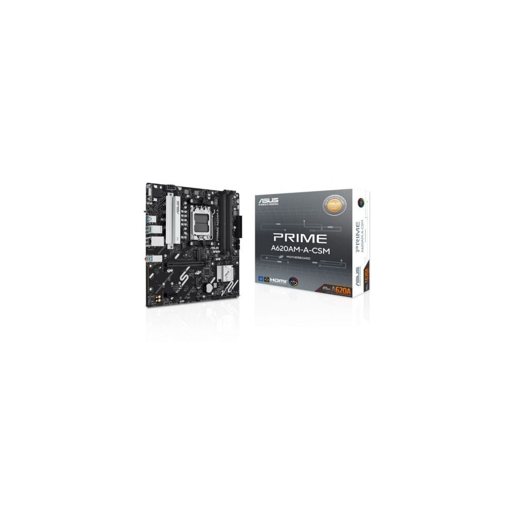 Placa Base Asus A620AM-A-CSM Socket AM5/ DDR5/ PCIe 4.0/ Micro ATX | Placas
