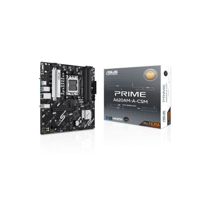 Placa Base Asus A620AM-A-CSM Socket AM5/ DDR5/ PCIe 4.0/ Micro ATX | Placas