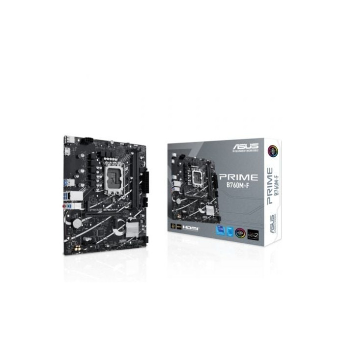 Placa Base Asus Prime B760M-F Socket 1700/ DDR5/ PCIe 4.0/ Micro ATX | Placas