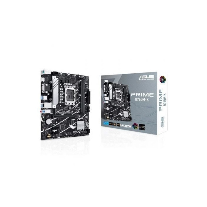 Placa Base Asus Prime B760M-K Socket 1700/ DDR5/ PCIe 4.0/ Micro ATX | Placas