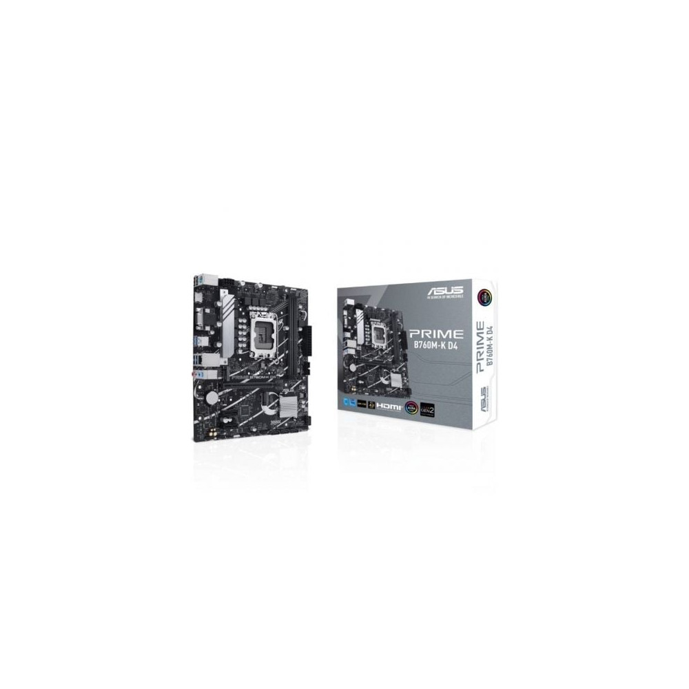 Placa Base Asus Prime B760M-K D4 Socket 1700/ DDR4/ PCIe 4.0/ Micro ATX | Placas