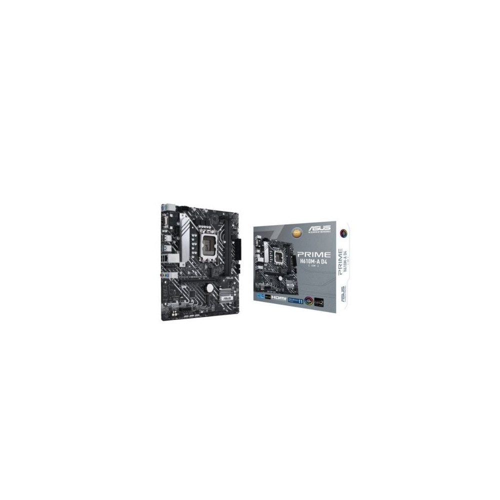 Placa Base Asus Prime H610M-A D4-CSM/ Socket 1700/ DDR4/ PCIe 4.0/ Micro ATX | Placas