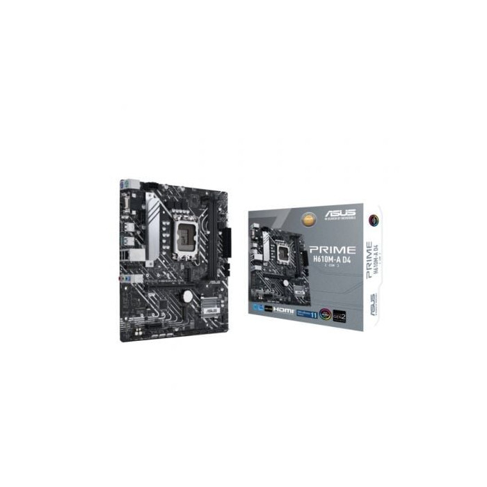 Placa Base Asus Prime H610M-A D4-CSM/ Socket 1700/ DDR4/ PCIe 4.0/ Micro ATX | Placas
