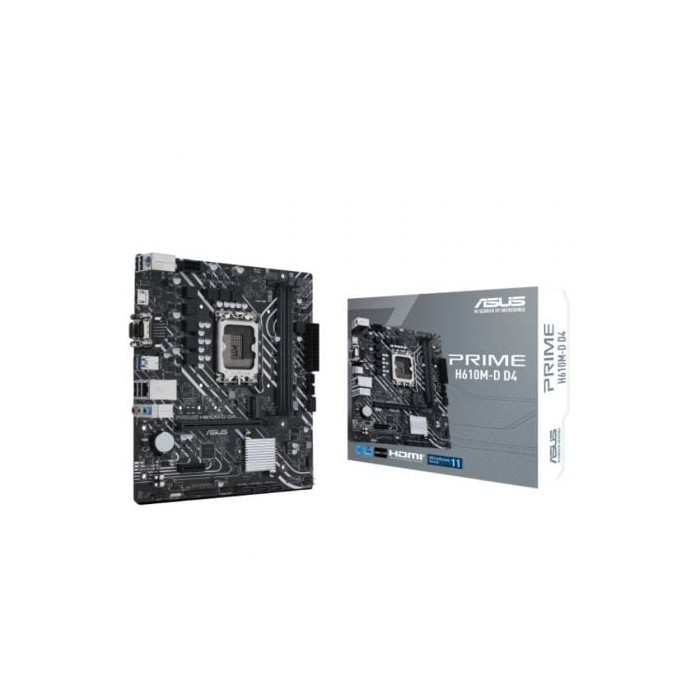 Placa Base Asus Prime H610M-D D4/ Socket 1700/ DDR4/ PCIe 4.0/ Micro ATX | Placas