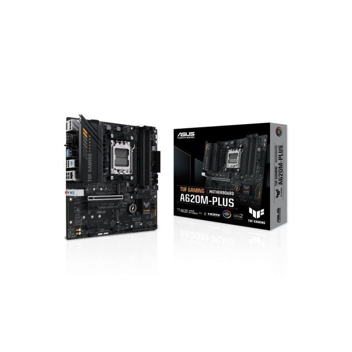 Placa Base Asus TUF GAMING A620M-PLUS Socket AM5/ DDR5/ PCIe 4.0/ Micro ATX | Placas