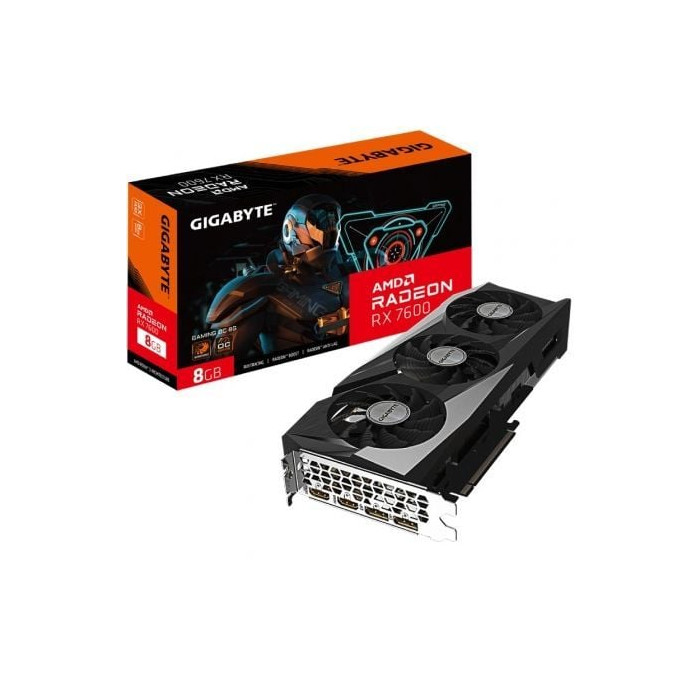 Tarjeta Gráfica Gigabyte Radeon RX 7600 Gaming OC/ 8GB GDDR6 | Tarjetas Gráficas
