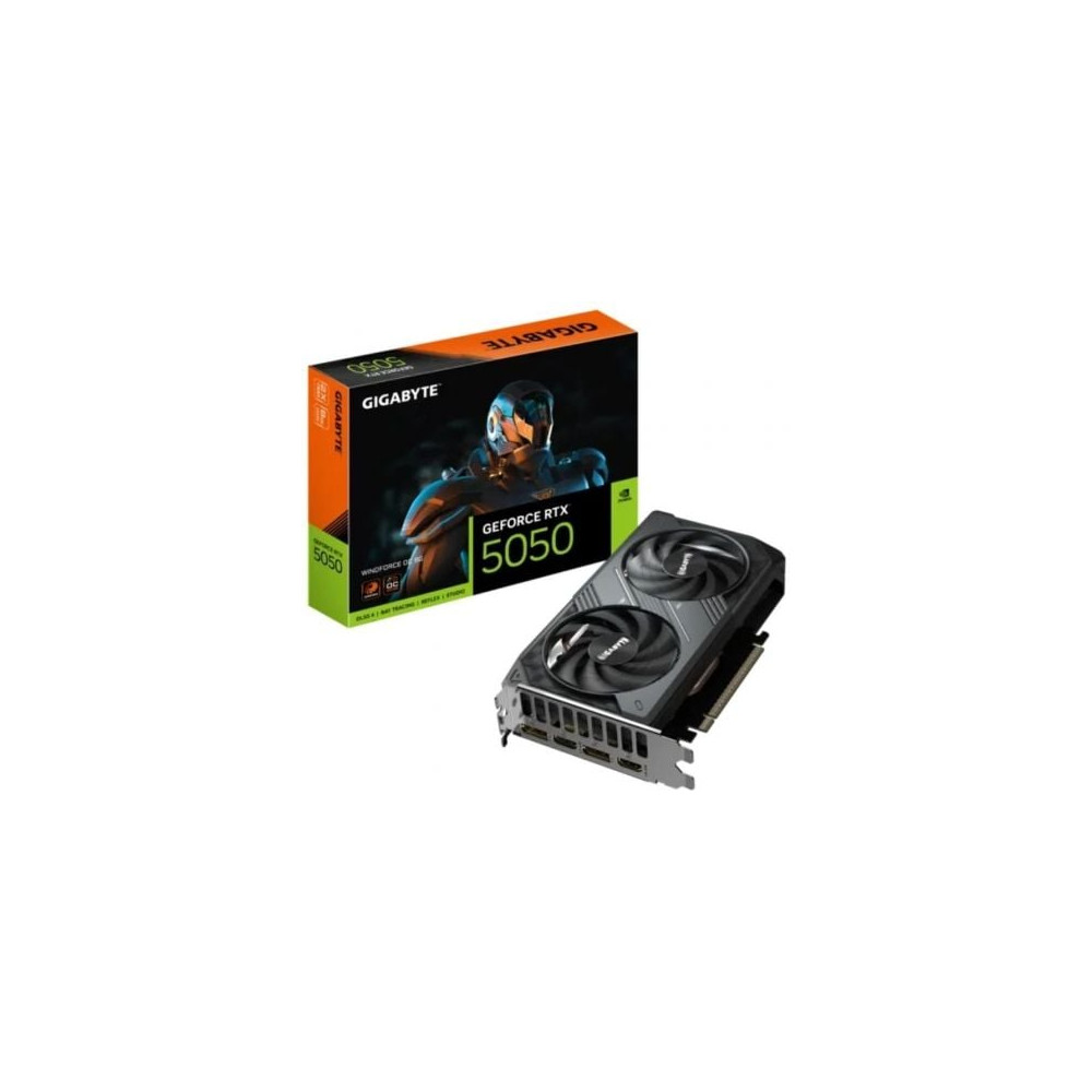 Tarjeta Gráfica Gigabyte GeForce RTX 5050 WindForce OC/ 8GB GDDR6 | Tarjetas Gráficas