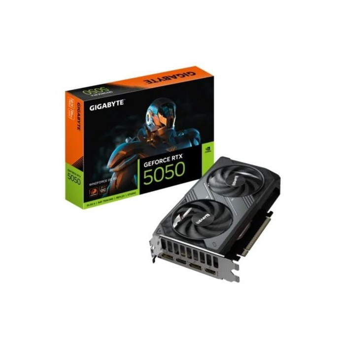 Tarjeta Gráfica Gigabyte GeForce RTX 5050 WindForce OC/ 8GB GDDR6 | Tarjetas Gráficas