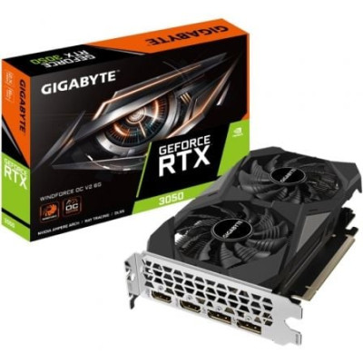 Tarjeta Gráfica Gigabyte GeForce RTX 3050 WindForce OC V2/ 6GB GDDR6 | Tarjetas Gráficas