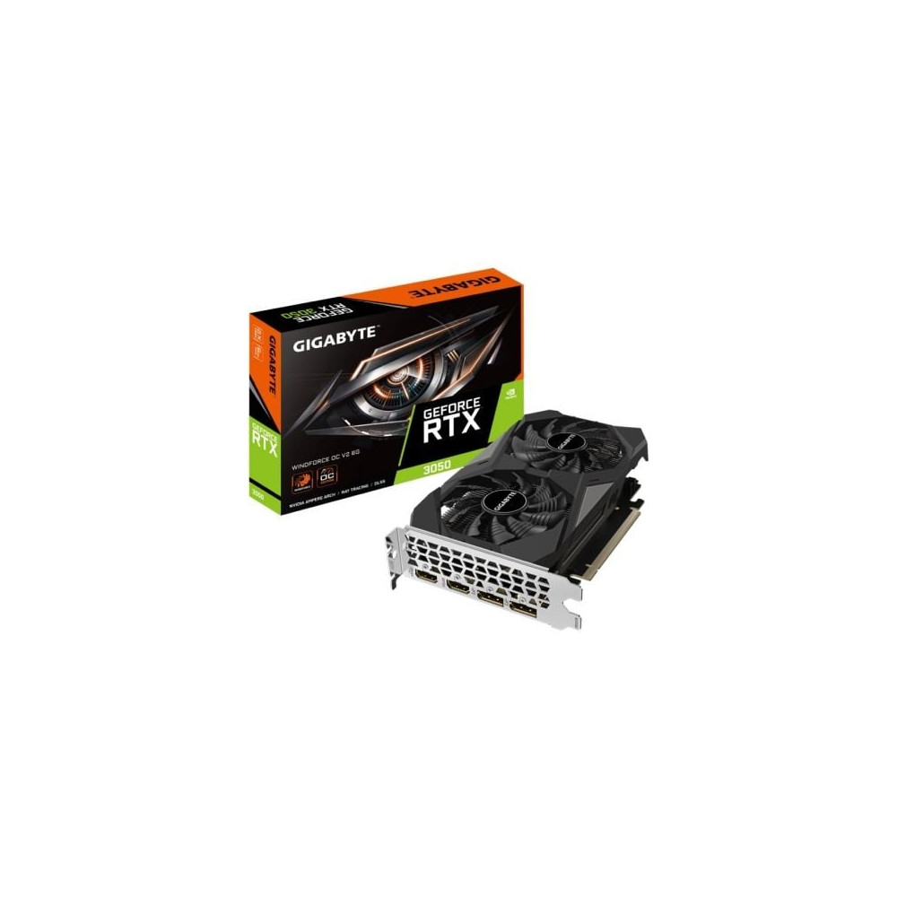 Tarjeta Gráfica Gigabyte GeForce RTX 3050 WindForce OC V2/ 6GB GDDR6 | Tarjetas Gráficas