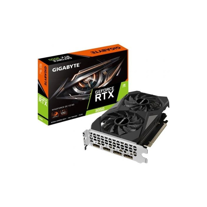 Tarjeta Gráfica Gigabyte GeForce RTX 3050 WindForce OC V2/ 6GB GDDR6 | Tarjetas Gráficas