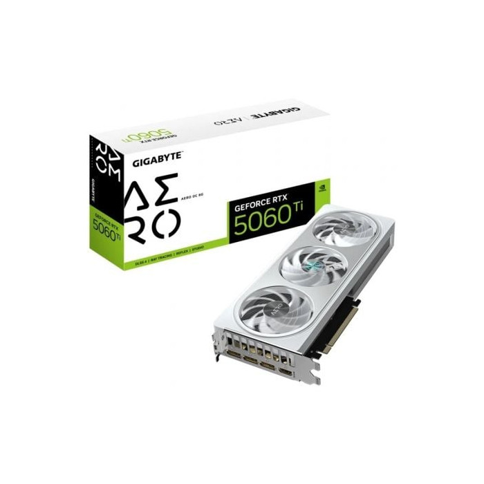 Tarjeta Gráfica Gigabyte GeForce RTX 5060 Ti AERO OC/ 8GB GDDR7 | Tarjetas Gráficas