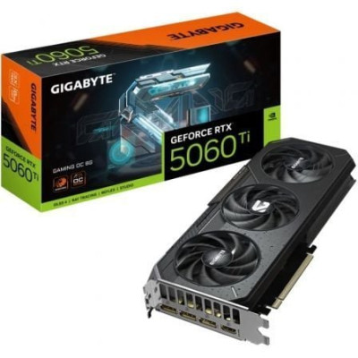 Tarjeta Gráfica Gigabyte GeForce RTX 5060 Ti Gaming OC/ 8GB GDDR7 | Tarjetas Gráficas