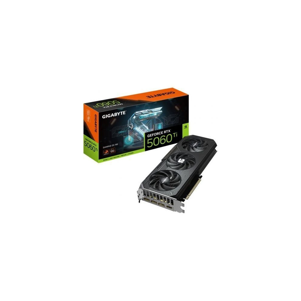Tarjeta Gráfica Gigabyte GeForce RTX 5060 Ti Gaming OC/ 8GB GDDR7 | Tarjetas Gráficas