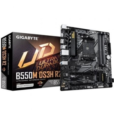 Placa Base Gigabyte B550M DS3H R2 Socket AM4/ DDR4/ PCIe 4.0/ Micro ATX | Placas