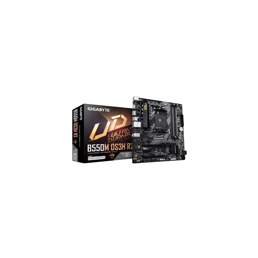 Placa Base Gigabyte B550M DS3H R2 Socket AM4/ DDR4/ PCIe 4.0/ Micro ATX | Placas