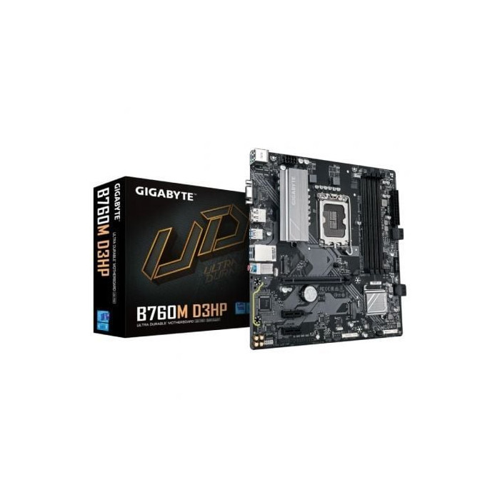 Placa Base Gigabyte B760M D3HP Socket 1700/ DDR5/ PCIe 4.0/ Micro ATX | Placas