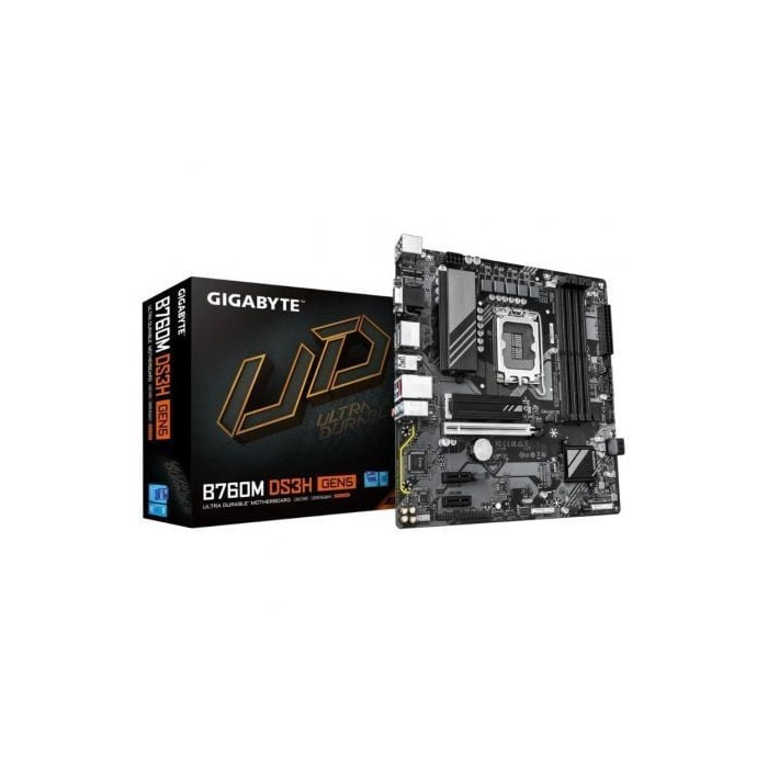 Placa Base Gigabyte B760M DS3H GEN5 Socket 1700/ DDR5/ PCIe 5.0/ Micro ATX | Placas