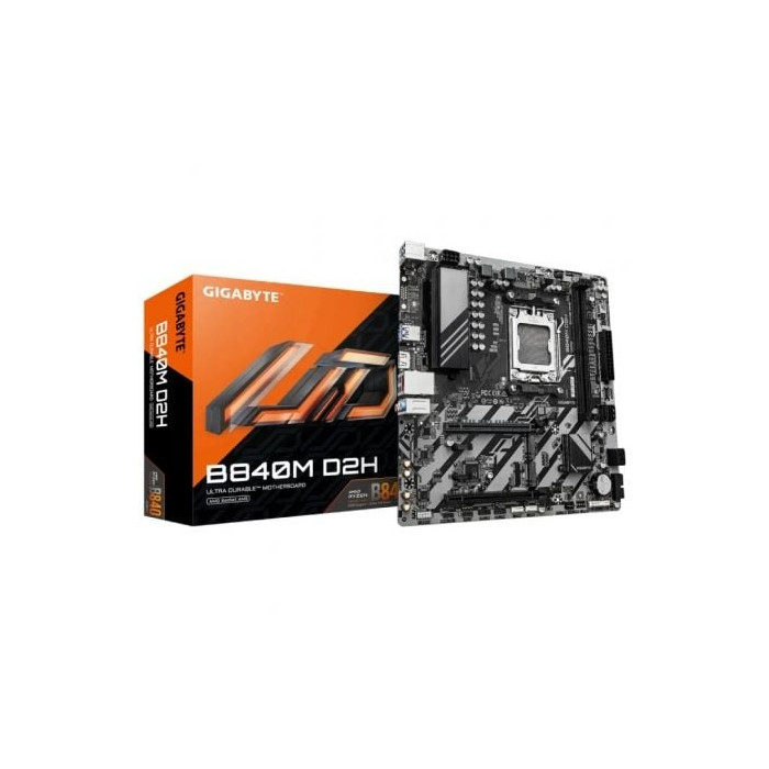 Placa Base Gigabyte B840M D2H Socket AM5/ DDR5/ PCIe 4.0/ Micro ATX | Placas
