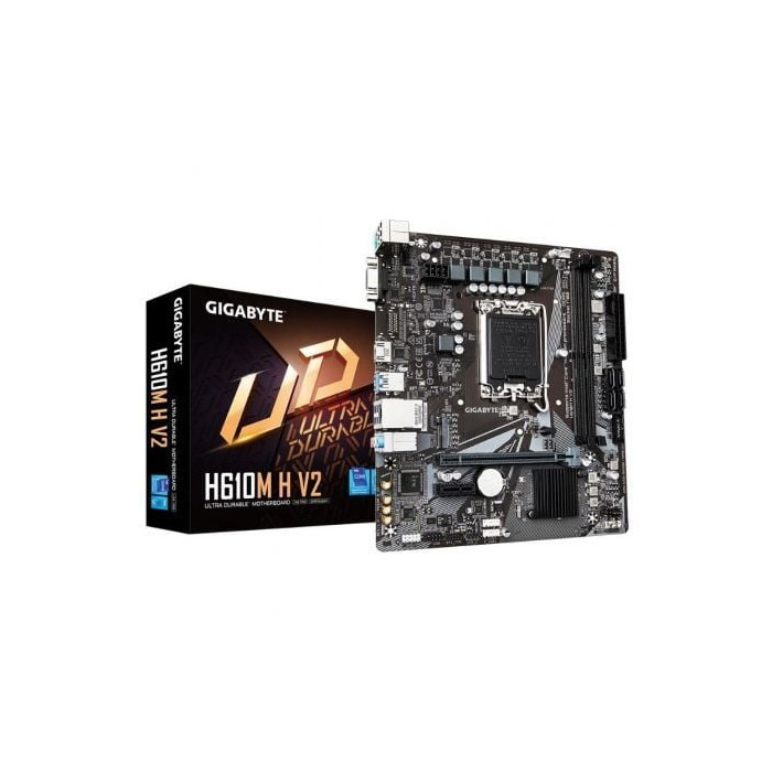 Placa Base Gigabyte H610M H V2 Socket 1700/ DDR5/ PCIe 4.0/ Micro ATX | Placas