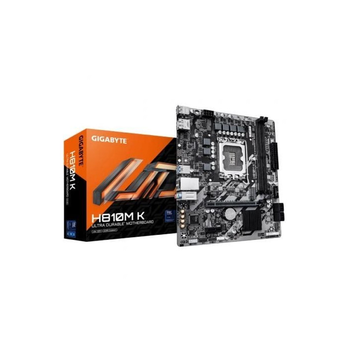 Placa Base Gigabyte H810M K Socket 1851/ DDR5/ PCIe 4.0/ Micro ATX | Placas