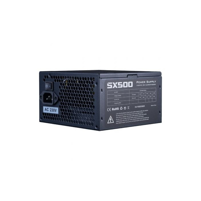 Fuente de Alimentación Hiditec SX 500 BULK/ 500W/ Ventilador 12cm/ Incluye cable de alimentación 1.5m | Fuentes