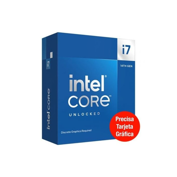Procesador Intel Core i7-14700KF 3.40GHz Socket 1700 | Procesadores
