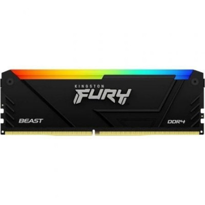 Memoria RAM Kingston FURY Beast RGB 32GB/ DDR4/ 3200MHz/ 1.35V/ CL16/ DIMM | Memoria RAM