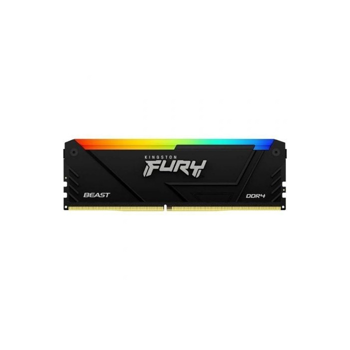 Memoria RAM Kingston FURY Beast RGB 32GB/ DDR4/ 3200MHz/ 1.35V/ CL16/ DIMM | Memoria RAM