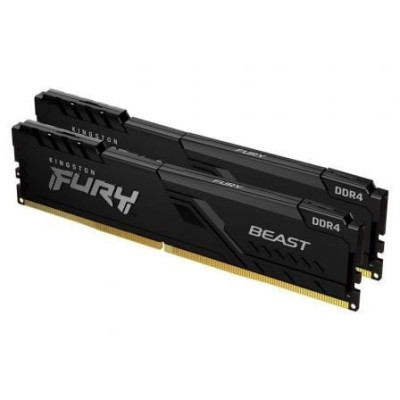 Memoria RAM Kingston FURY Beast 2 x 16GB/ DDR4/ 3200MHz/ 1.35V/ CL16/ DIMM | Memoria RAM